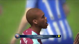 FIFA 18  West Ham VS Brighton  PS3 Full Gameplay 4K60 [upl. by Mycah]