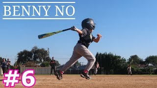 4 YEAR OLD HITS HIS FIRST HOME RUN INSIDE THE PARK  BENNY NO  COACH PITCH SERIES 6 [upl. by Januisz149]