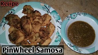 PinWheel Samosa Ramzan ul Mubarak special Recipe By Cooking with Fatima Sana [upl. by Laon]