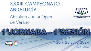 NATACIÓN – CAMPEONATO DE ANDALUCÍA ABSOLUTO DE VERANO  TEMPORADA 2324 – VIERNES MAÑANA [upl. by Nuahsyar173]