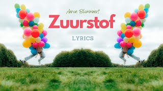 Aaron Blommaert  Zuurstof Lyrics [upl. by Elleivad]