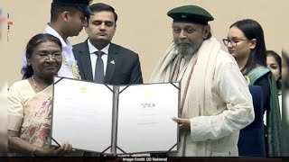 Legendary Actor Mithun Chakraborty received DADASAHEB PHALKE National Award 2024 [upl. by Evangelin114]