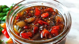 নাগাবোম্বাই মরিচের আচার  Bangladeshi Bombai Morich er Achar Recipe  Naga pickles [upl. by Atsirtal]