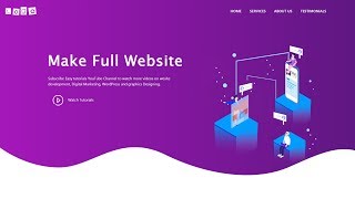 How To Make A Website Using HTML CSS Bootstrap  Complete Website Design Tutorial [upl. by Nosnor457]