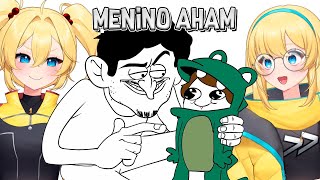 BISTECONE DECIDE A PROFISSÃO DO AHAM  MONO E MOMO  REACT [upl. by Yxor310]