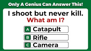 CAN YOU ANSWER THESE 30 TRICKY RIDDLES  ONLY A GENIUS CAN PASS THIS Riddles Quiz  Part 5 [upl. by Kingston696]