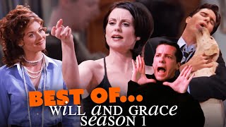 The ULTIMATE Best Moments from Will amp Grace Season One  Comedy Bites Vintage [upl. by Sivatnod737]