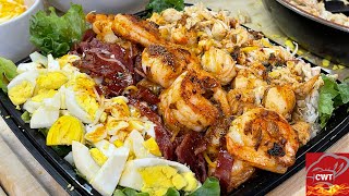 Seafood Cobb Salad Recipe  How To Make Cobb Salad  Seafood Salad [upl. by Zoa]