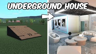 BUILDING AN UNDERGROUND HOUSE IN BLOXBURG [upl. by Chansoo]