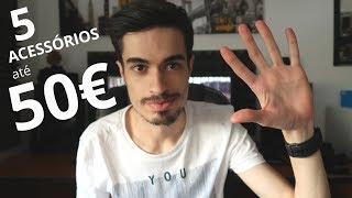 5 ACESSÓRIOS DE TECNOLOGIA ATÉ 50€ Junho 2017 [upl. by Naejarual]