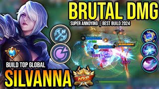 SILVANNA BEST BUILD 2024  BUILD TOP GLOBAL SILVANNA GAMEPLAY  MOBILE LEGENDS✓ [upl. by Anyat]