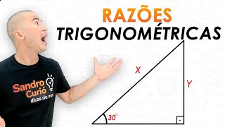 FÁCIL e RÁPIDO  RAZÕES TRIGONOMÉTRICAS NO TRIÂNGULO RETÂNGULO [upl. by Adias]