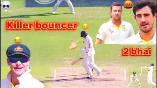 Mitchell starc and Hazelwood dangerous and killer bouncer in test match [upl. by Eninej]