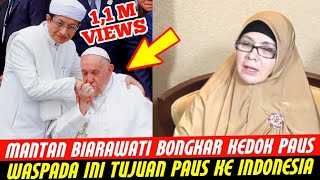 Viral Mantan Biarawati Bongkar Kedok Mengejutkan Paus ke Indonesia ternyata ini misinya [upl. by Enneles]