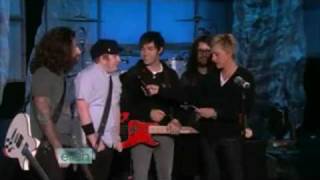 Fall Out Boy perform Americas Suithearts on Ellen 2009 [upl. by Jepum]