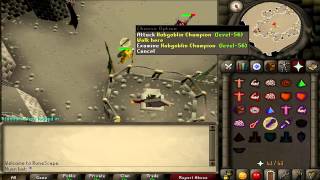 Oldschool Runescape hobgoblin championscroll [upl. by Nodaj666]