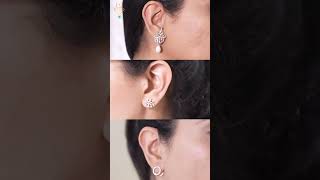 shortsvideo How many earrings are too many earrings diamondjewelry [upl. by Gillead478]