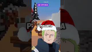 PERGUNTAS ⁉️ COM ZORO onepiece anime natal [upl. by Ades]