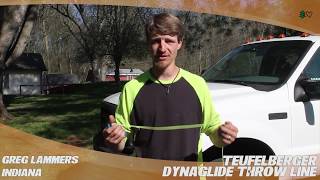 Teufelberger Dynaglide Throw Line  TreeStuffcom Customer Greg Lammers Review In The Field [upl. by Gilberto14]