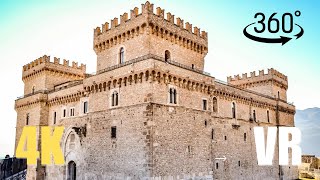 Castello Piccolomini  ITALY IN VR 360°  4K Immersive Walking Tour [upl. by Enriqueta752]