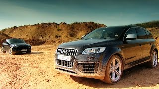 Cayenne Turbo v Audi Q7 V12 TDI  Fifth Gear [upl. by Clyte740]