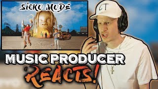 Music Producer Reacts to Travis Scott  SICKO MODE ft Drake [upl. by Pip]