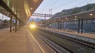 Einfahrt des Regionalexpress 5595 am 27082024 in Feldkirch [upl. by Adnale]