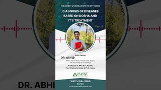 TRAINING SESSION ON DIAGNOSIS OF DISEASES BASED ON DOSHA AND ITS TREATMENT  The Ancient Ayurveda [upl. by Adnicul]