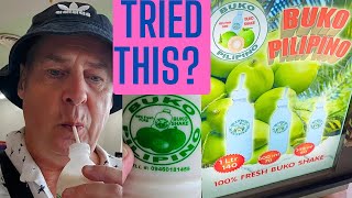 Taste Testing Buko Shake  Is It Coconut Perfection philippines provincelife [upl. by Dib]