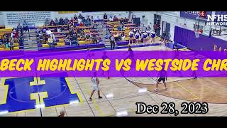 JACK’s HIGHLIGHTS against 1 WESTSIDE CHRISTIAN 122823 [upl. by Ralyks]