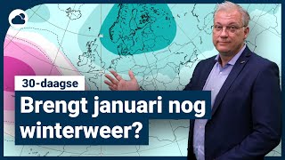 30daagse is er nog kans op winterweer in januari [upl. by Ylrebma]