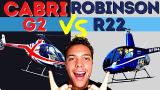 Guimbal Cabri G2 vs Robinson R22 [upl. by Hoang]