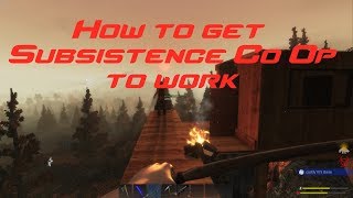 How to get CoOp Subsistence to Work [upl. by Aiuqal]