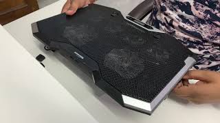 Topmate C11 Laptop Cooling Pad  Unboxing The Most CostEffective Laptop Cooler  Heat Management [upl. by Aihtnyc]