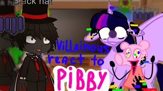 villainous react to Pibby Español 5 [upl. by Anaic]