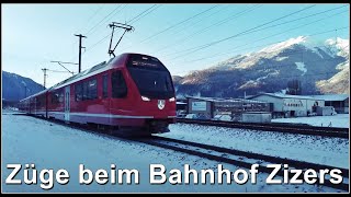 Kleiner RhB Bahnhof Zizers  Kanton Graubünden  Schweiz 2024 [upl. by Adolfo]