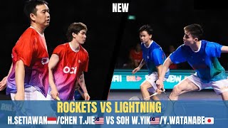 Soh Wooi Yik 🇲🇾Yuta Watanabe 🇯🇵 Vs Hendra Setiawan 🇮🇩Chen Tang Jie 🇲🇾  Shuttle Showdown [upl. by Lehcear395]