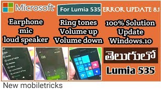 Microsoft lumia 535 speaker ringer mic problem  in telugu  by syam  new mobile tricks [upl. by Black]