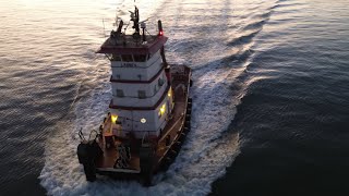 Chasing a tug boat through the Tidal Canal [upl. by Derrej]