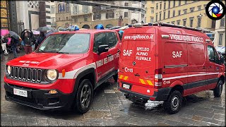 Florence Fire Department  Vigili Del Fuoco Firenze [upl. by Liagaba]