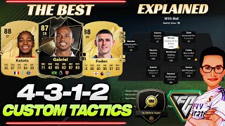 4312 4312 Best Custom Tactics Explained in FC25 Ultimate Team  Division Rivals Live Grind FC 25 [upl. by Aivonas]