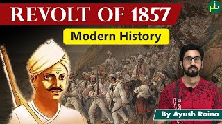 Revolt of 1857  Modern History  First War of Independence [upl. by Layton608]