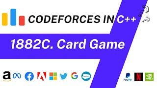 Card Game  Codeforces Round 899 Div 2  Codeforces 1882C Solution  Greedy [upl. by Sieber]