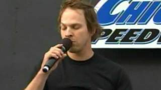 Gavin DeGraw performing the National Anthem at NASCAR race in Chicago [upl. by Maro851]