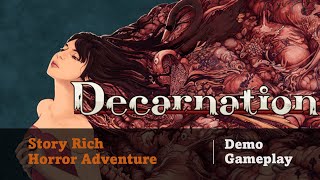 Decarnation  Story Rich Horror Adventure Demo Gameplay  No Commentary [upl. by Adrianna7]