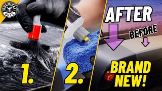 How To Restore Faded Black Plastic Trim On Your Car and Bring Back the Bold DIY  Chemical Guys [upl. by Etteiluj]