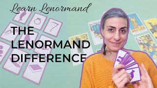 WHAT MAKES LENORMAND DIFFERENT  Lenormand vs Tarot lenormand tarot learnlenormand [upl. by Jefferson]