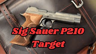 Sig P210 Target review and take down [upl. by Sneve75]