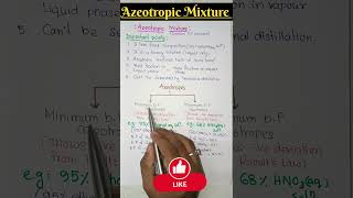 ❌ Azeotropic Mixture 🔥🔥🔥shorts neet iit jeemains boards [upl. by Wilbur721]