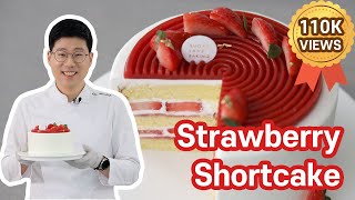 Korean style Strawberry Shortcake  Best recipe with detailed instructions [upl. by Jacquenetta]